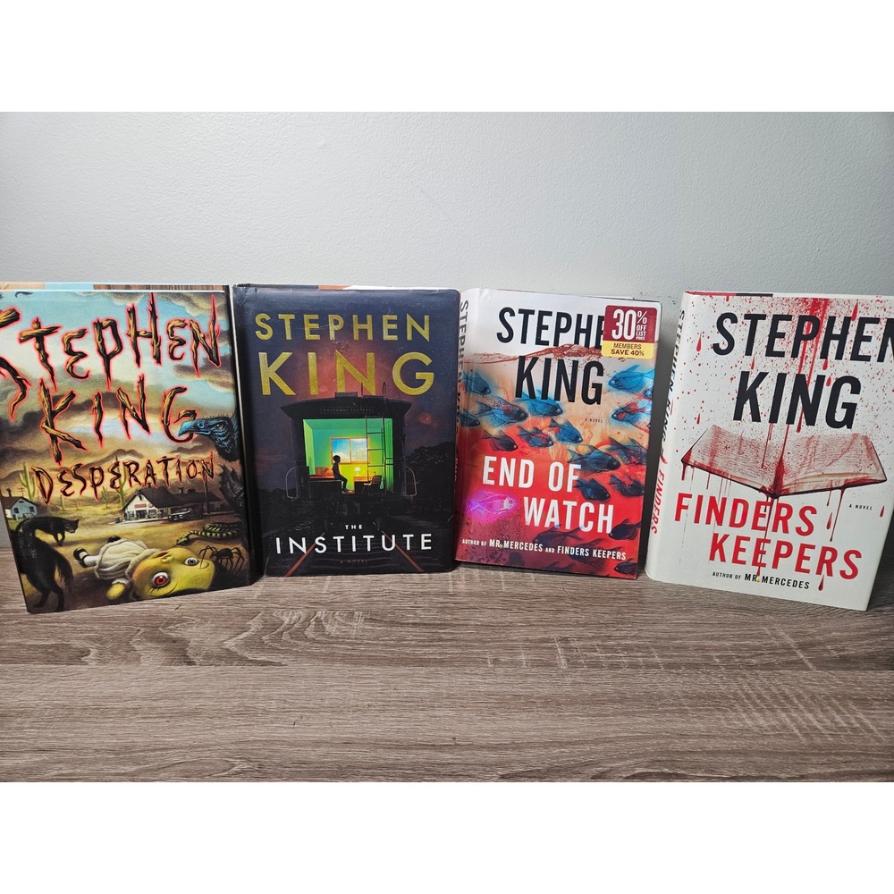 Stephen King Hardcover Book Lot The Institute Desperation Finders Keepers 4 Book